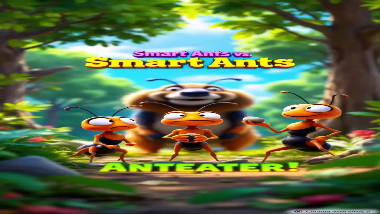 "Ants vs. Anteater: A Tale of Clever Construction and Survival 🐜🏠"