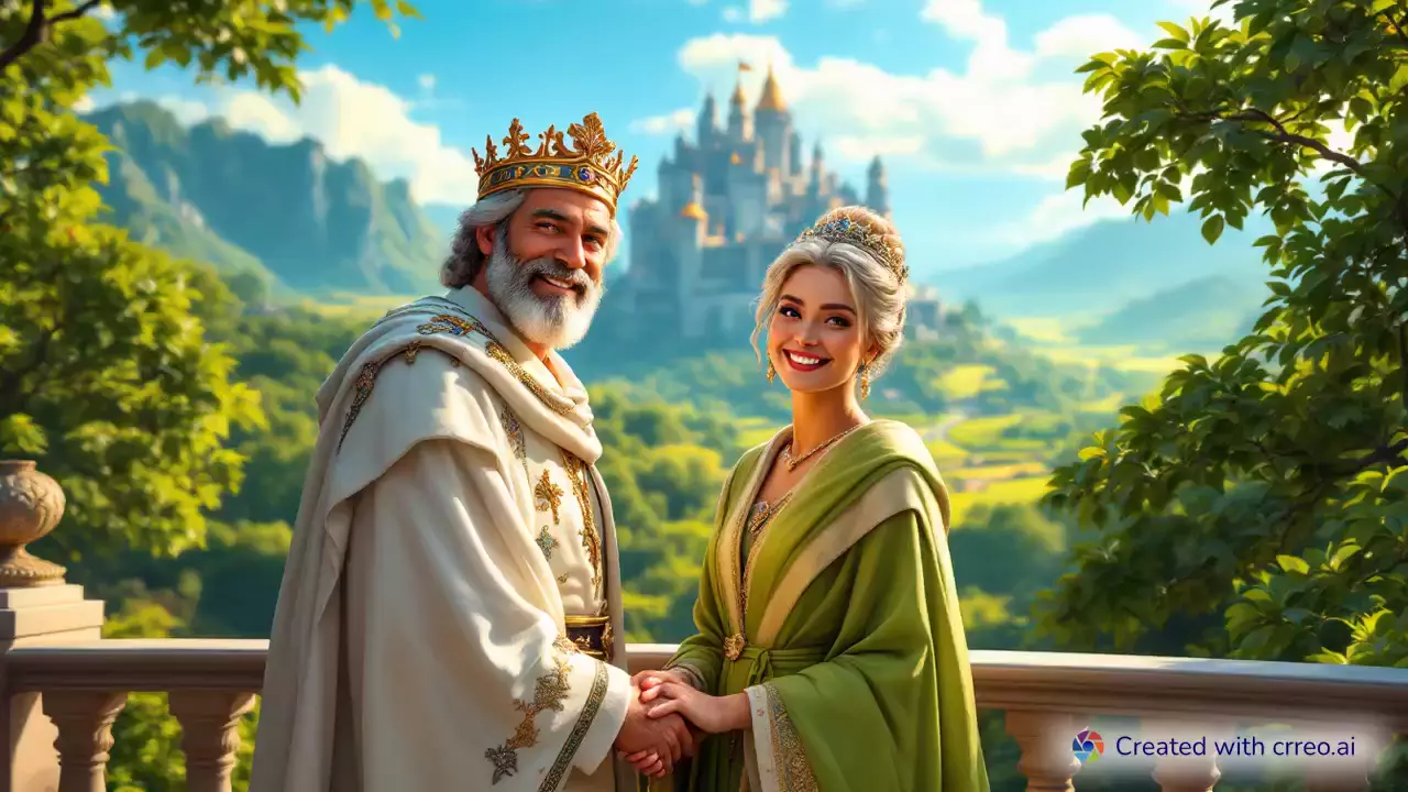 "The Benevolent King and Queen: A Tale of Kindness and Legacy"