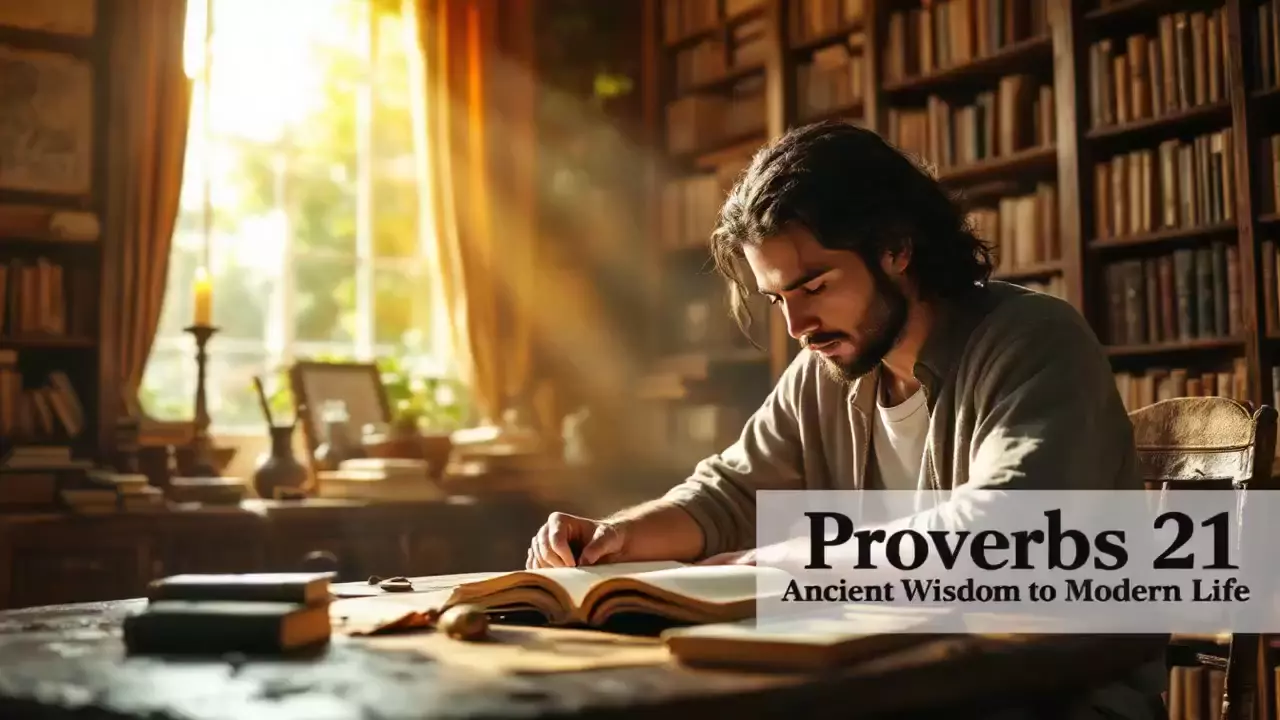 "Unlock Ancient Wisdom: Proverbs 21's Guide to Modern Leadership & Ethical Living"