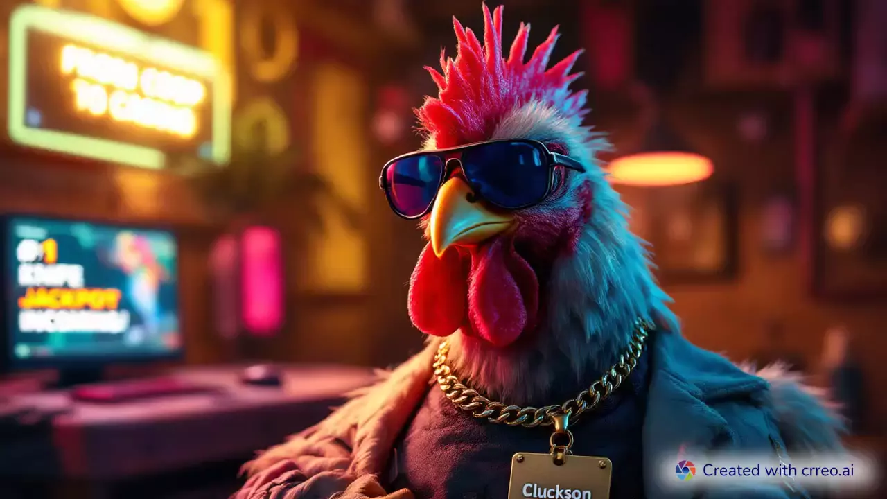 "Cluckson's Gambit: The Chicken Who Conquered CSGO's Casino for Skins!"