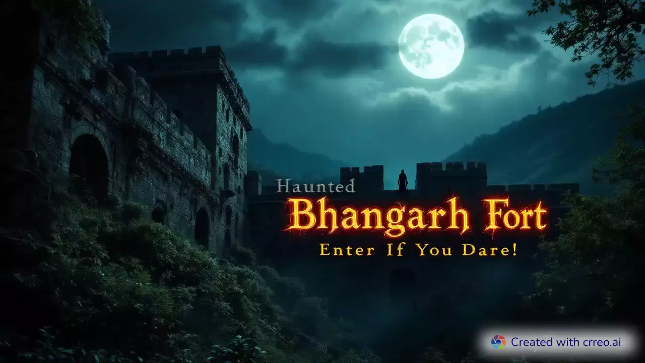 "Exploring Bhangarh Fort: India's Most Haunted Place and Its Eerie Legends 👻🌕"