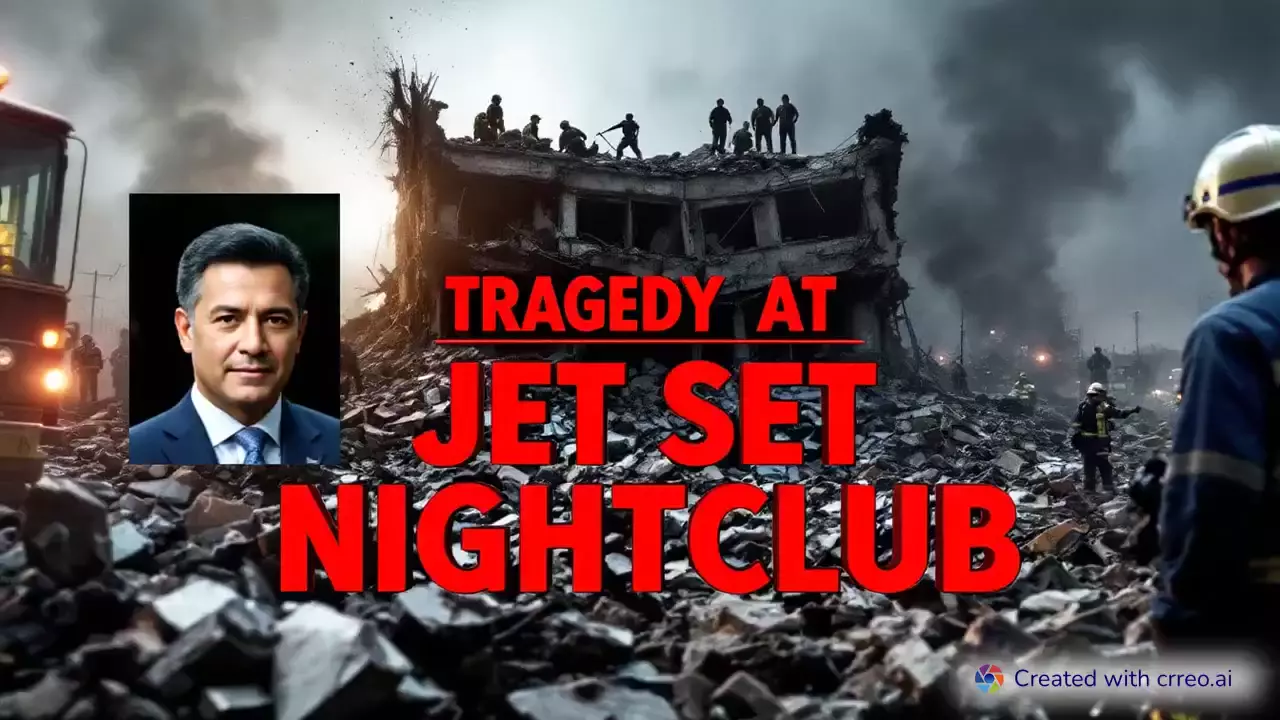 Tragedy Strikes: Jet Set Nightclub Collapse in Dominican Republic Claims 225 Lives