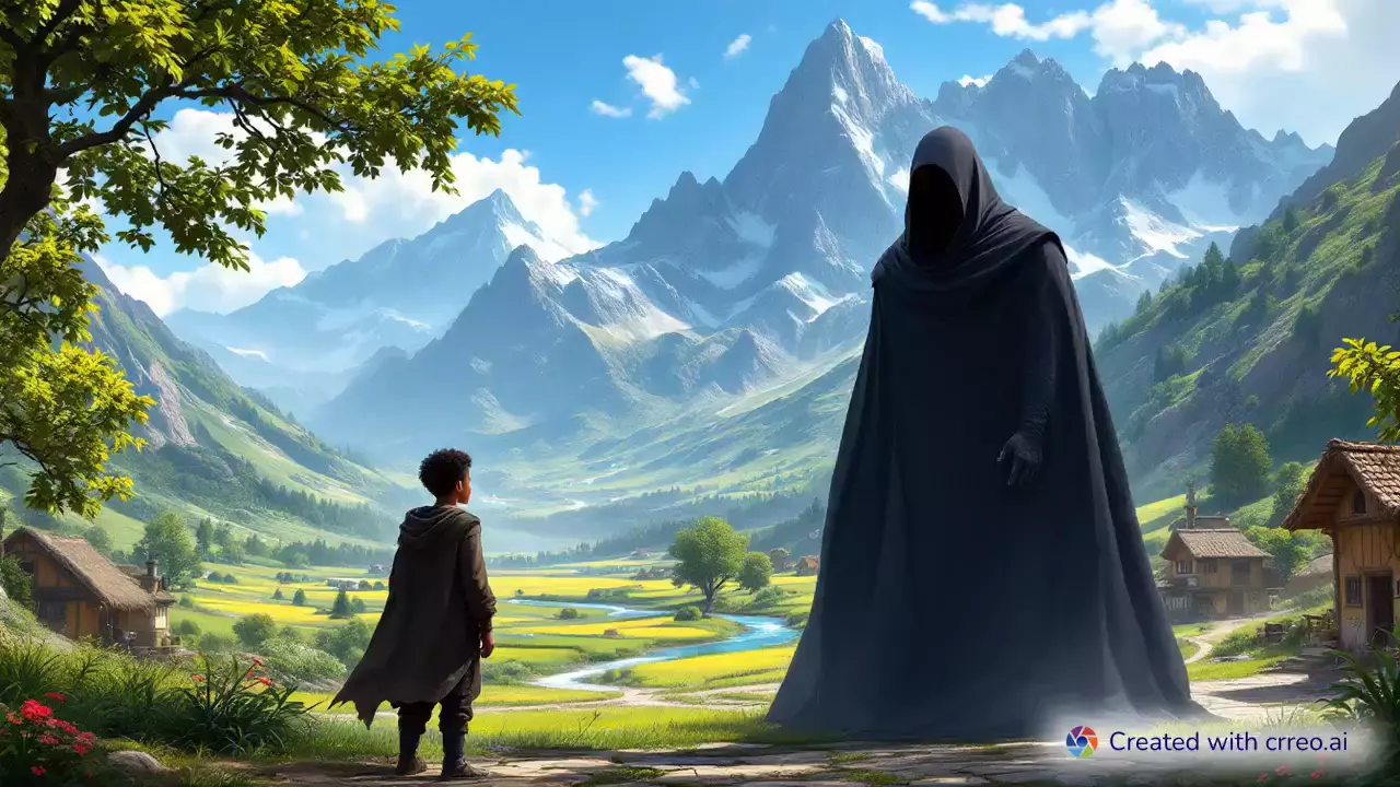 "The Village of Talaris: Jabari's Quest Against the Marauder"