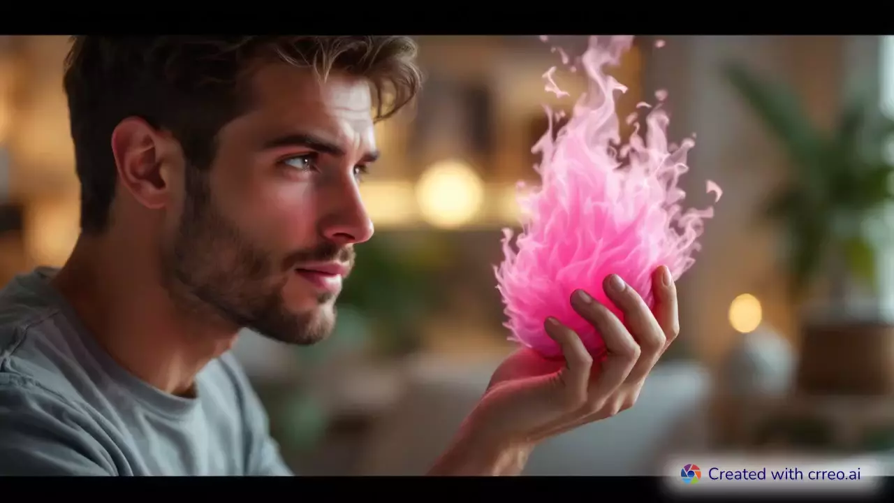 "What's This Pink Thing? Watch as He Shakes It to Reveal the Mystery!"