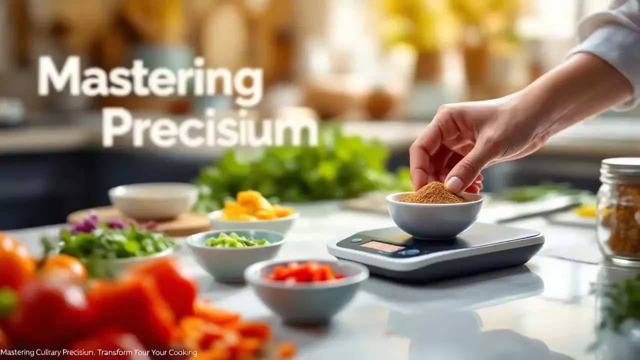 "Mastering Culinary Precision: Transform Simple Ingredients into Flavorful Masterpieces"