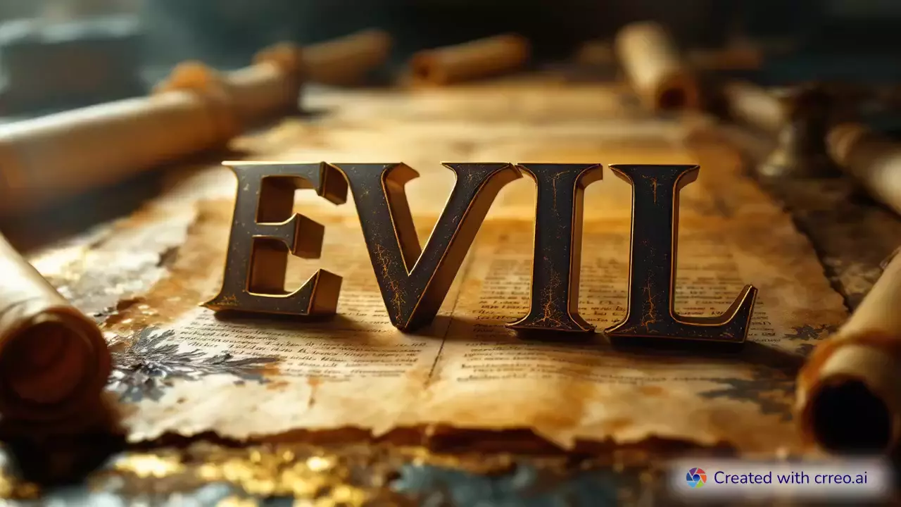 "Transforming Evil: A Biblical Journey from Death to Redemption"