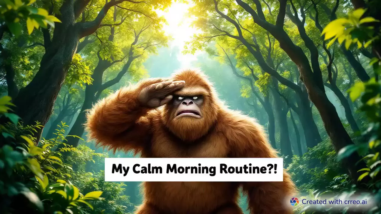 "Yeti's Hilarious Meltdown: Surviving Nature's Chaos in 'Calm' Morning Routine"