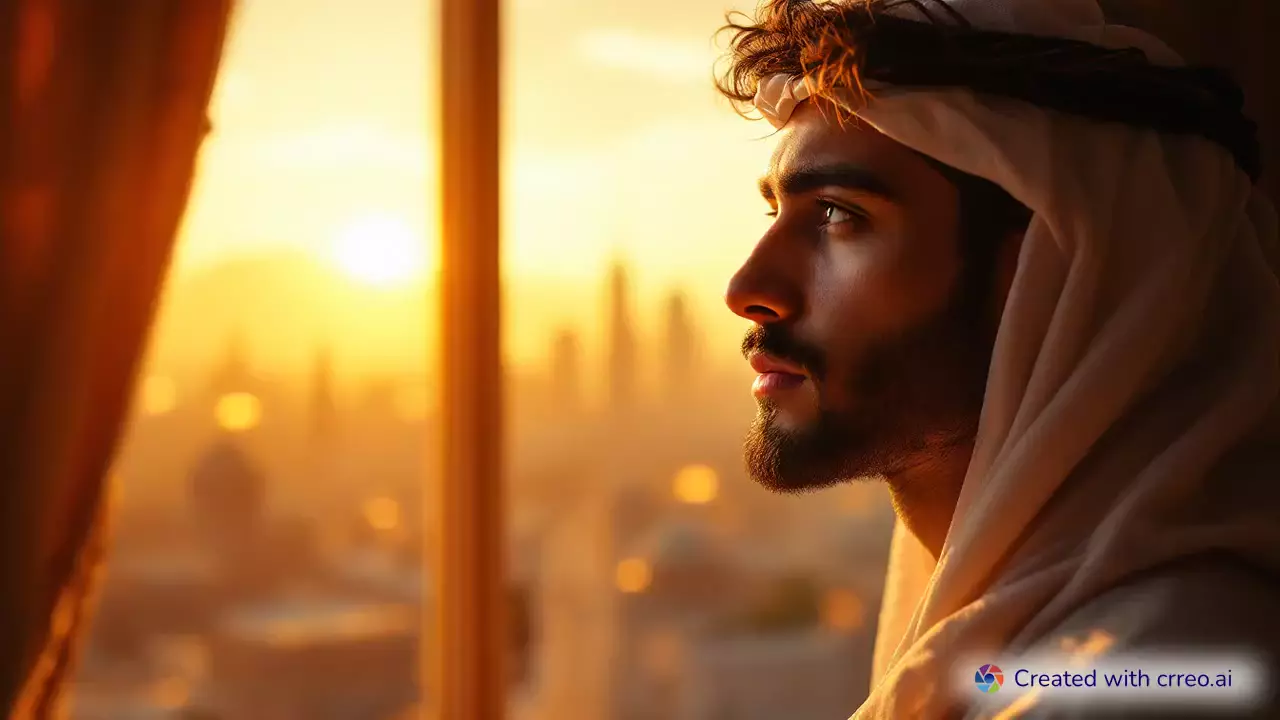 "Embracing Dawn: A Serene Morning in the Middle East | Cinematic Sunrise & Spiritual Reflection"