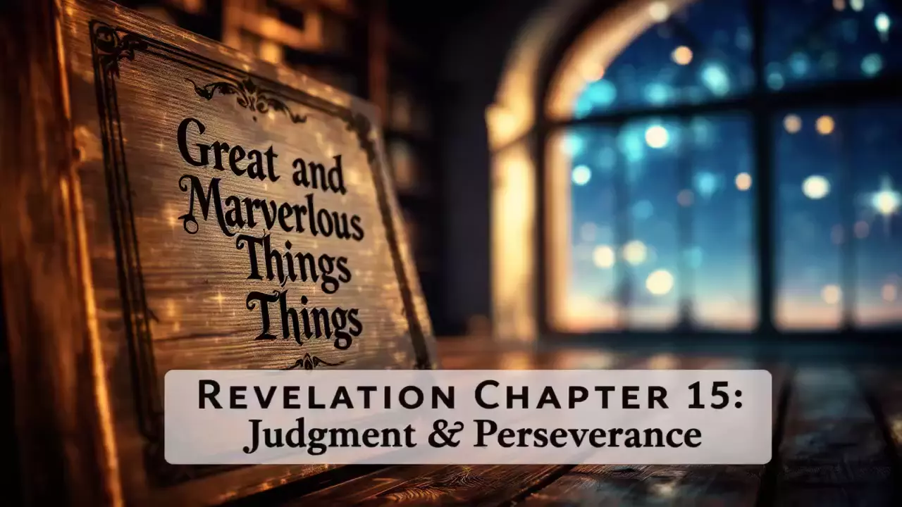 "Unlocking Revelation 15: Divine Judgment, Mercy & Life Lessons Explored"