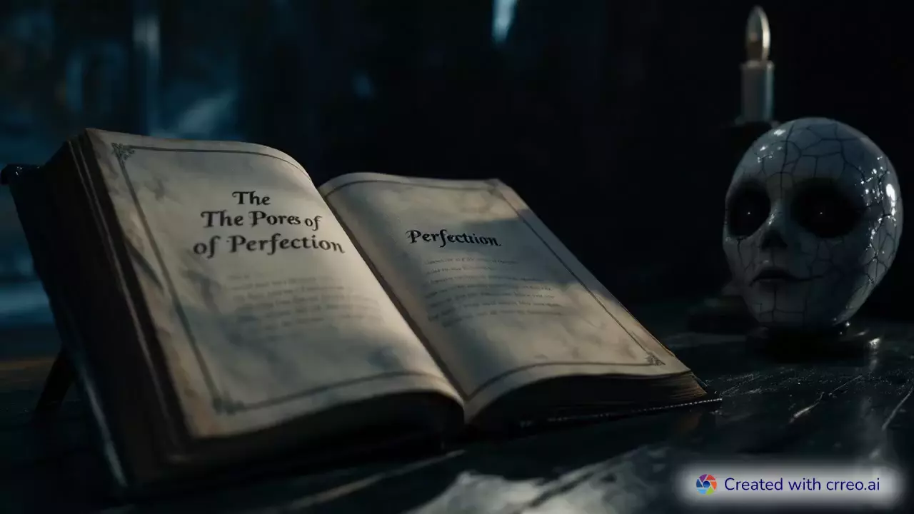 "The Pores of Perfection: A Haunting Tale of Beauty and Madness"