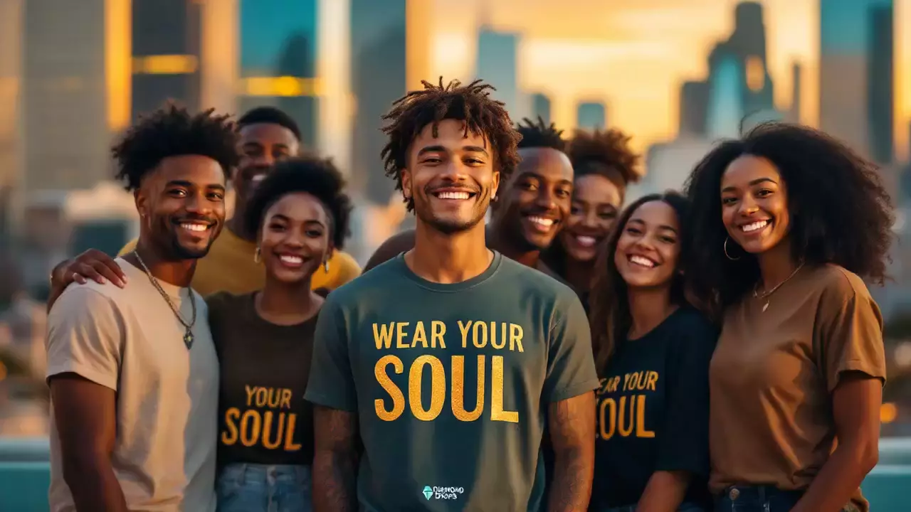 "Unleash Your Inner Light: Discover the Power of Diamond Drops Tees!"