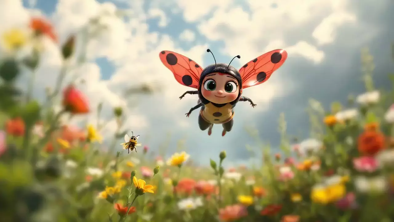 "Brave Bella: The Tiny Ladybug's Big Adventure 🌼🐞 | Inspiring Kids Storytime"