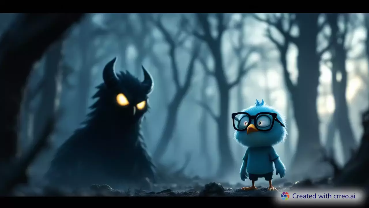 "Glacial Birdie's Encounter: Unveiling the Sinister Legend of the Forest Demon"