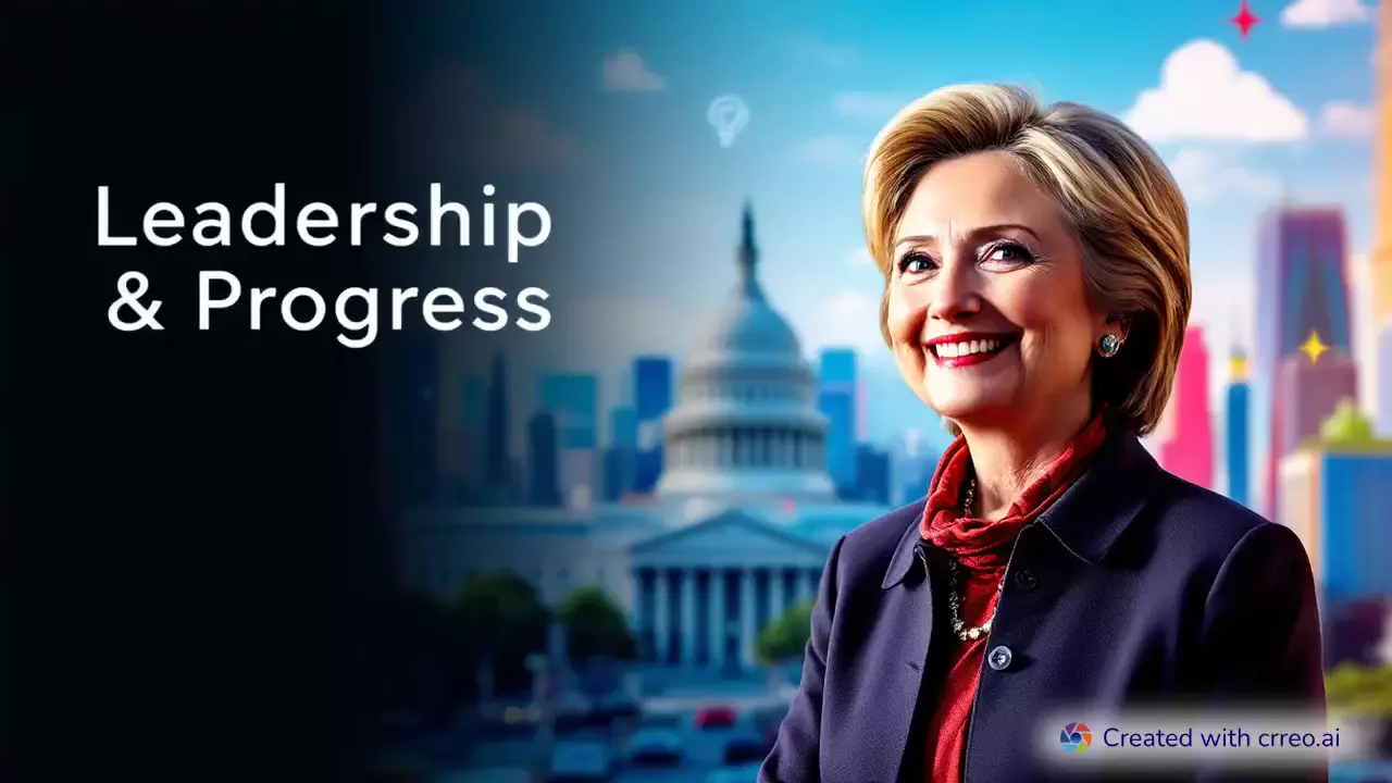 "Hillary Clinton's Transformative Leadership: Building a Stronger Future with Vision and Action"
