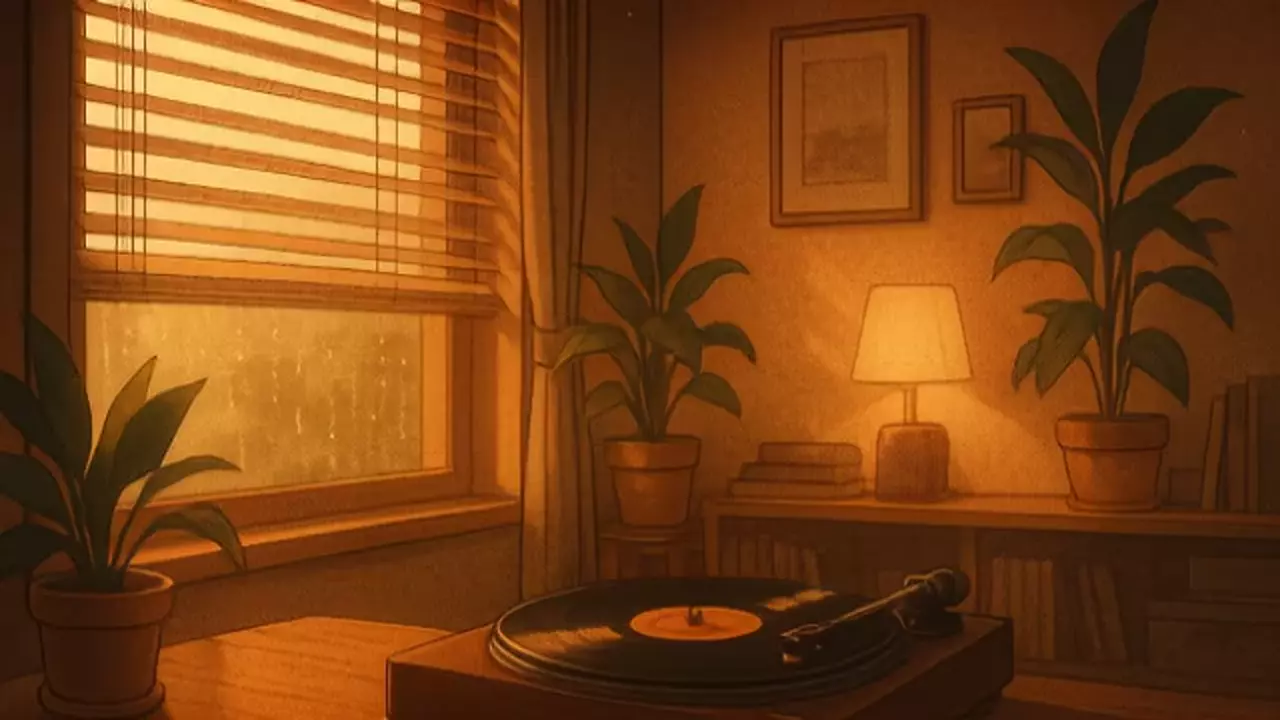 Starlit Soundscape: A Rooftop Reverie