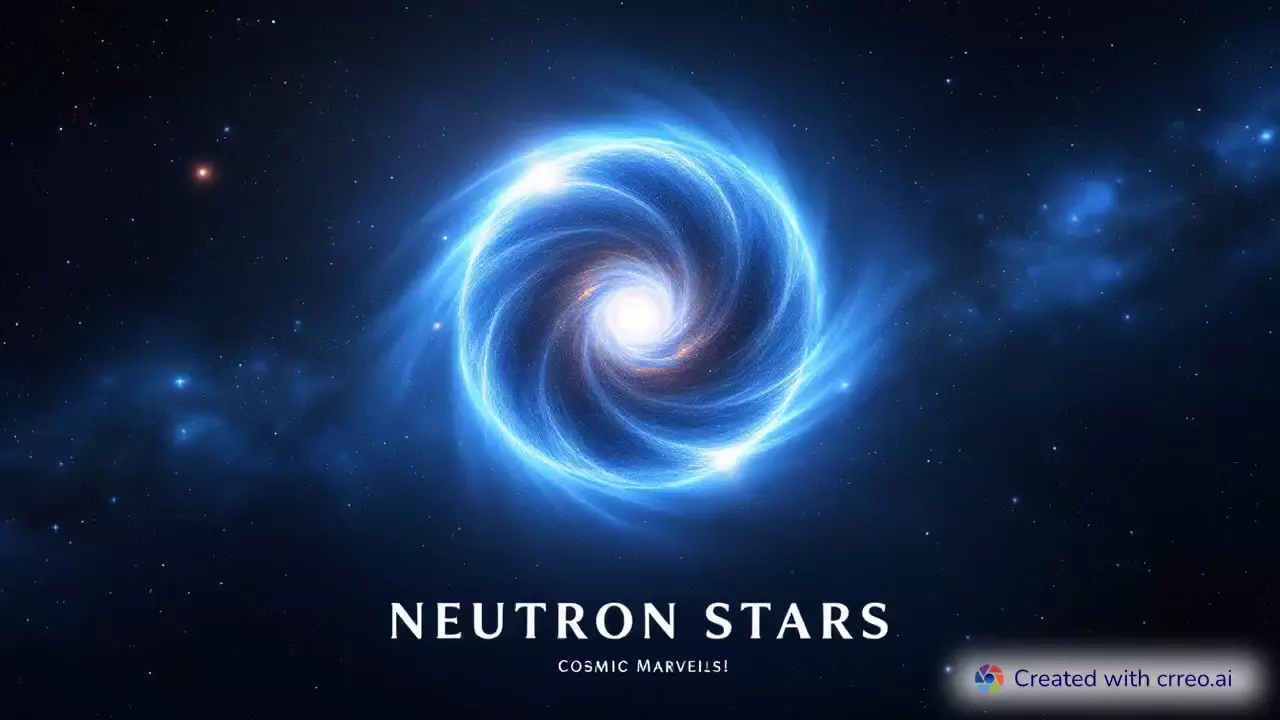 "Neutron Stars: Unveiling the Universe's Most Mysterious Cosmic Giants 🌌✨"