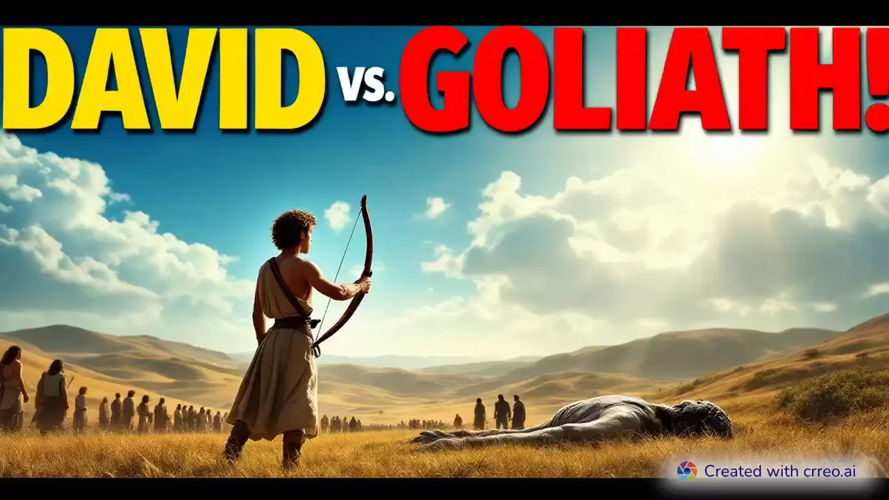 "David vs. Goliath: The Epic Battle of Faith and Courage 🌟"