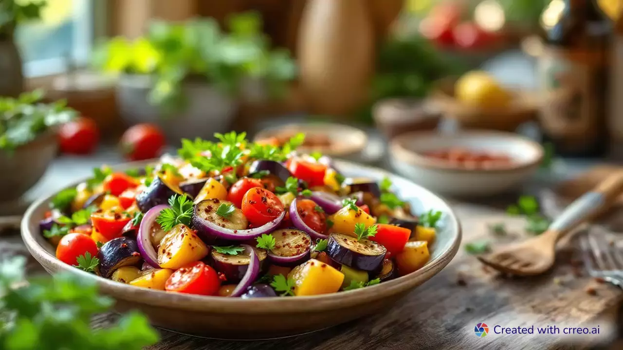 "How to Make Authentic Turkish Eggplant Salad | Easy Patlıcan Salatası Recipe"