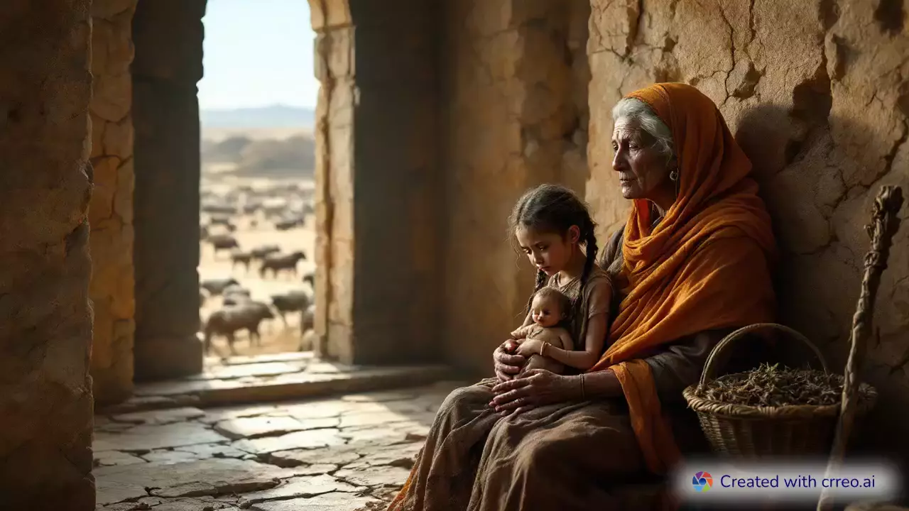 "Princess Zara's Desolation: A Tale of Hope and Healing in an Ancient Palace"