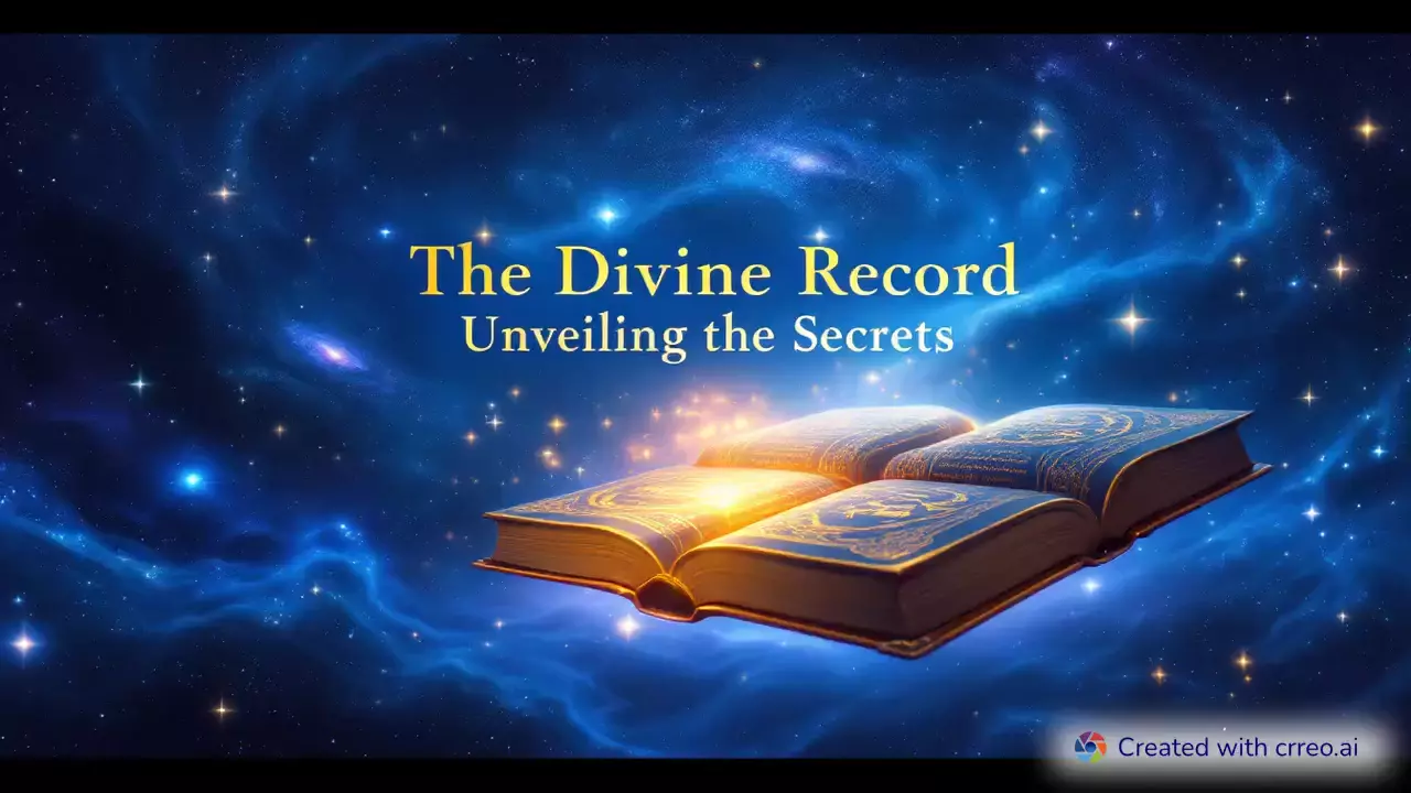 "The Divine Book: Unveiling the Secrets of the Preserved Tablet (اللوح المحفوظ)"