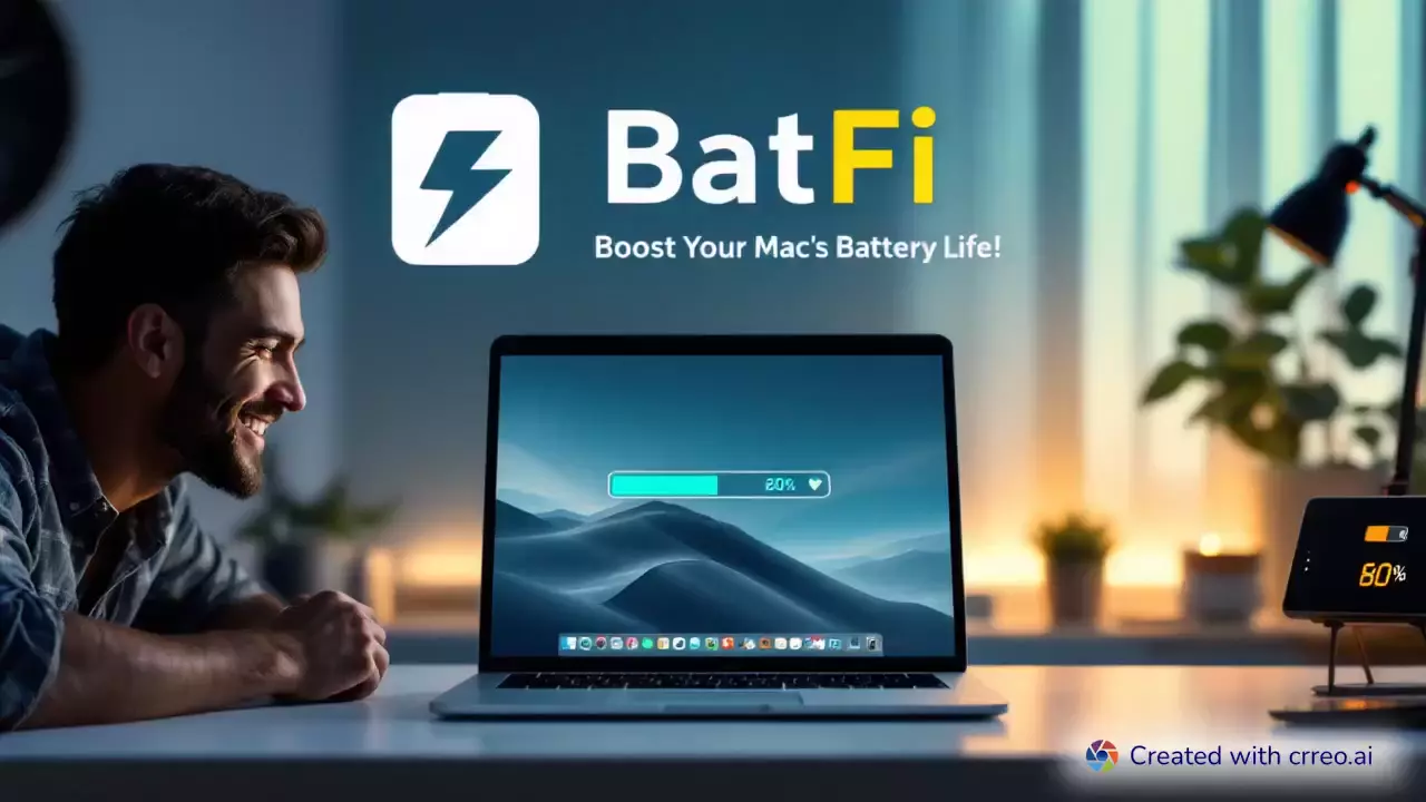 "Boost Your MacBook Battery Life: Discover BatFi's Smart Charging Solution!"