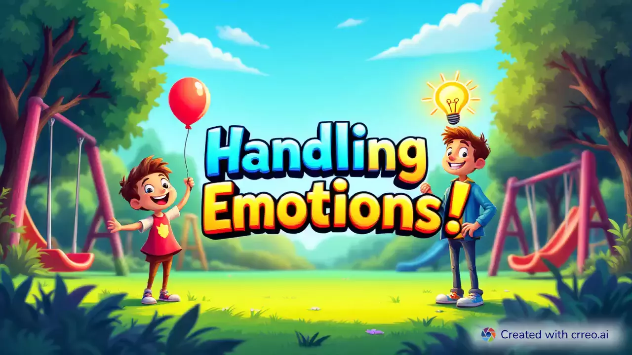 "Managing Emotions: Jamie's Journey from Frustration to Friendship in the Playground"