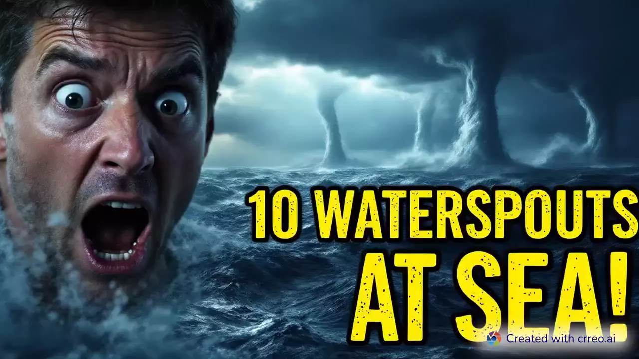 "Surviving 10 Massive Waterspouts: A Sailor's Unforgettable Encounter with Nature's Fury"