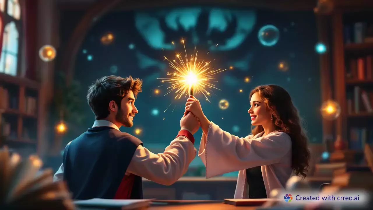 "Mark's Magical Duel: From Chaos to Triumph in the Classroom!"