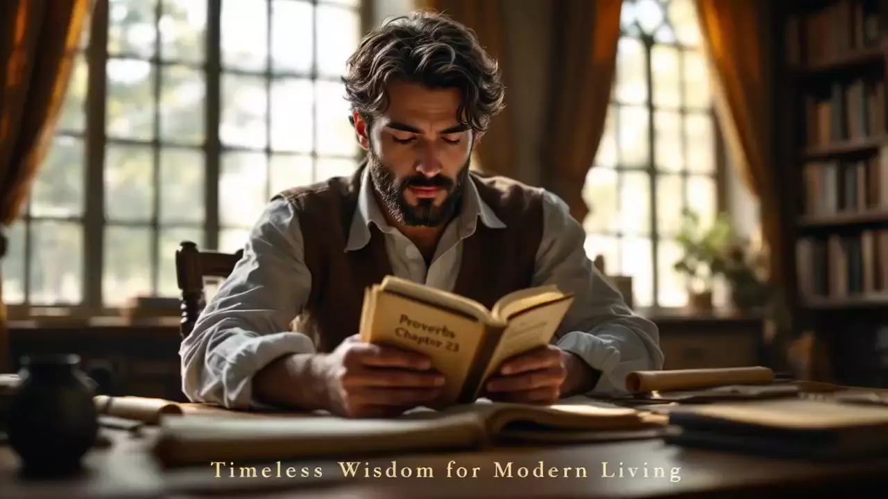 "Unlock Timeless Wisdom: Proverbs 23's Guide to Modern Living and Ethical Choices"