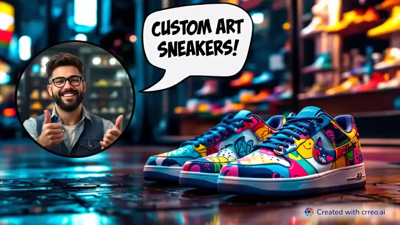 "Custom Sneaker Art: Transforming Nike & Adidas into Unique Masterpieces"