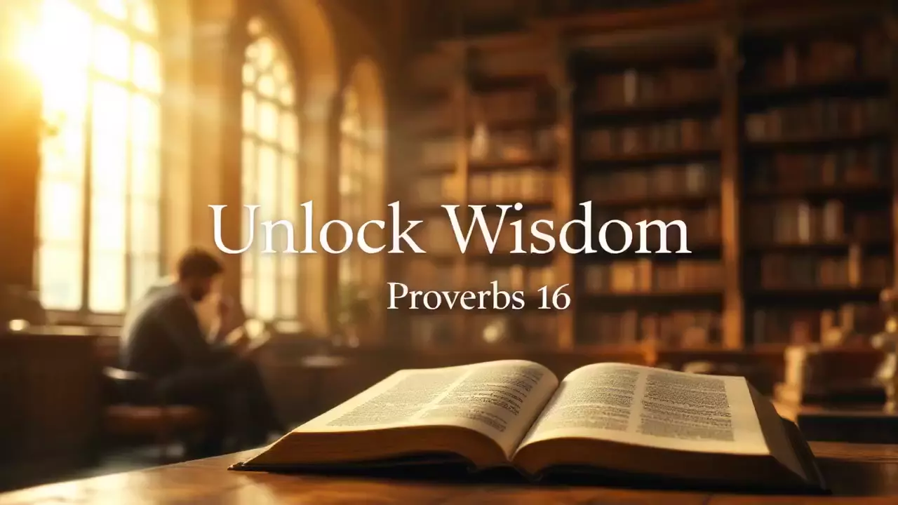 "Unlocking Ancient Wisdom: Life Lessons from Proverbs Chapter 16 for Modern Living"