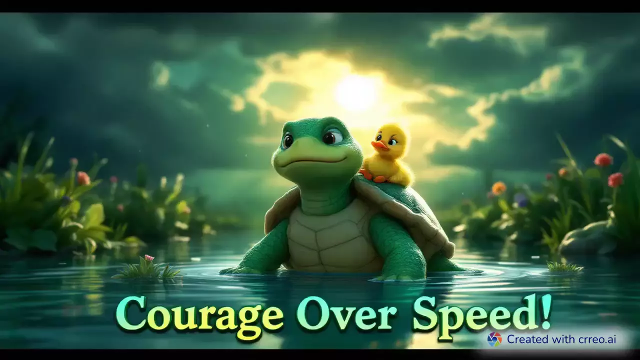 "Toby the Turtle's Brave Rescue: A Heartwarming Tale of Courage and Friendship"