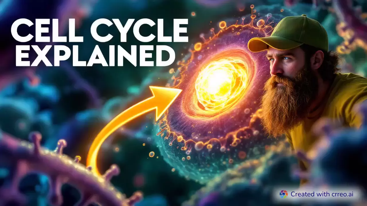 "Mastering the Cell Cycle: A Visual Guide to Eukaryotic Cell Division and Growth"