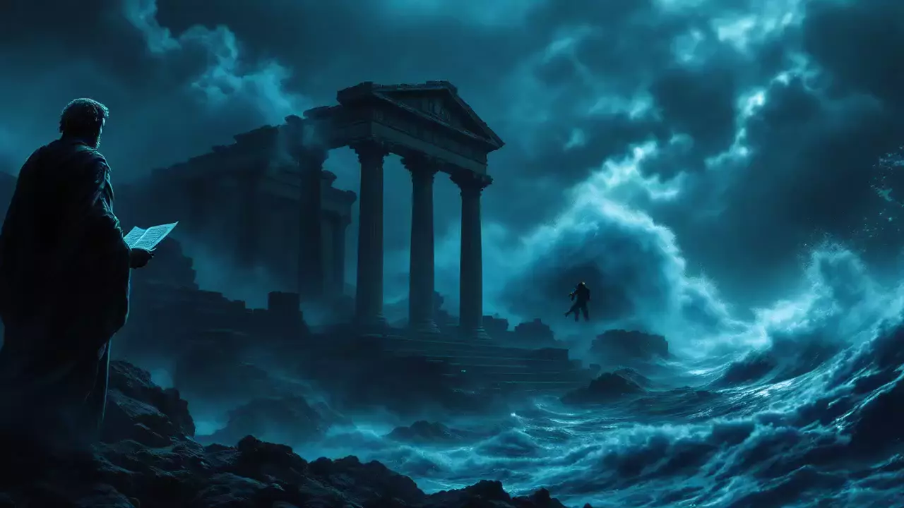 "Unveiling Atlantis: The Lost Empire's Mystery and Its Lessons for Humanity"