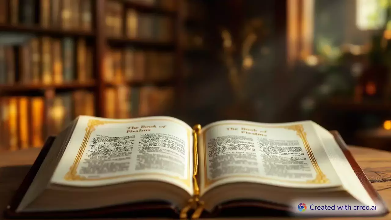 "Exploring the Timeless Wisdom of the Psalms: A Journey Through Faith and Emotion"