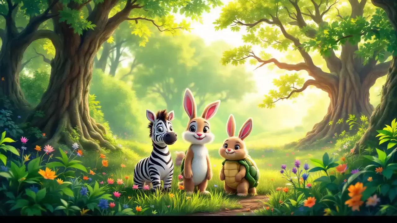 "Discovering Kindness Meadow: A Magical Journey of Diversity and Unity in the Enchanted Forest"
