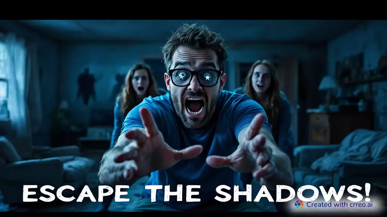 "Haunted Cabin Adventure: Can We Escape the Shadows?"