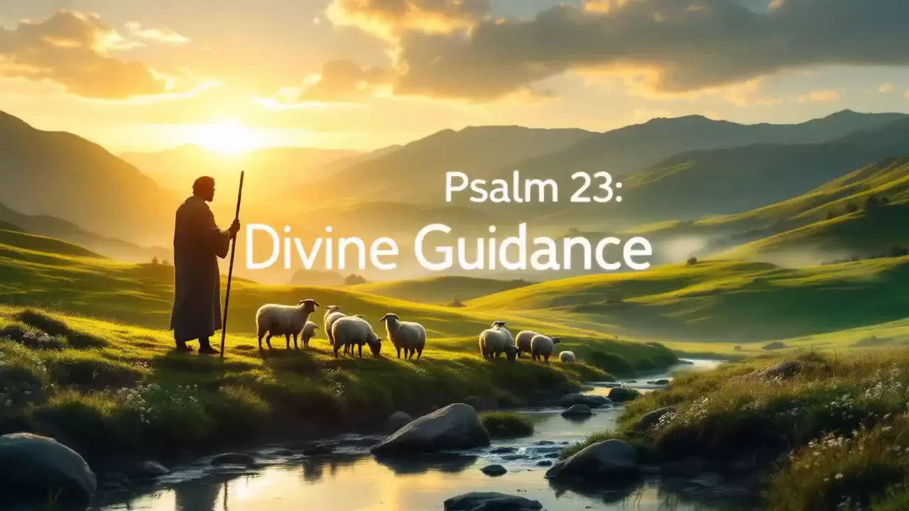 "Discover the Timeless Comfort of Psalm 23: A Journey of Faith and Resilience"