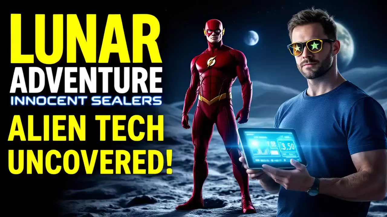 "Moon Mission: The Flash & Innocent Sealer Uncover Alien Tech in Epic Lunar Adventure!"