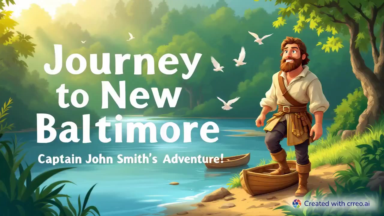 "Captain John Smith's Epic Journey: Discovering Maryland's Untamed Wilderness"