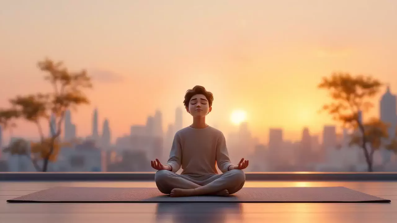 "Embrace Serenity: A Morning Ritual of Spirituality, Yoga, and Traditional Breakfast"
