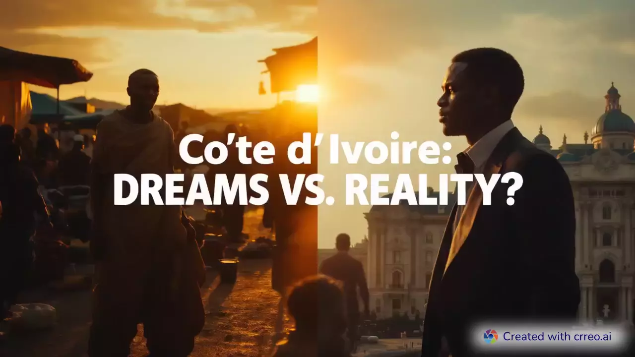 "Côte d'Ivoire: Dreams and Disparities - A Tale of Hope and Inequality"