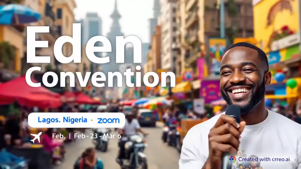"Join the Eden Global Convention 2026 in Lagos: Exciting Events & Pastor Isaac's 40th Birthday!"