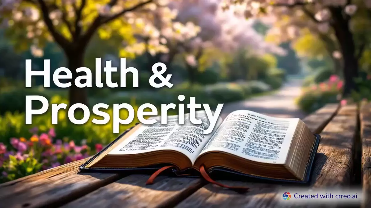 "Uplifting Bible Verses for Health & Prosperity: Find Strength and Confidence in Faith 🌟"