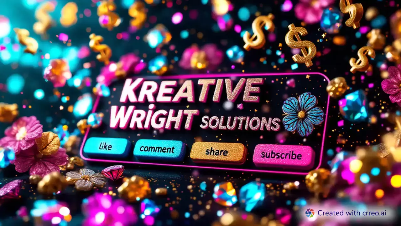 "Transform Your Creative Journey with Kreative Wright Solutions! ✨🚀"