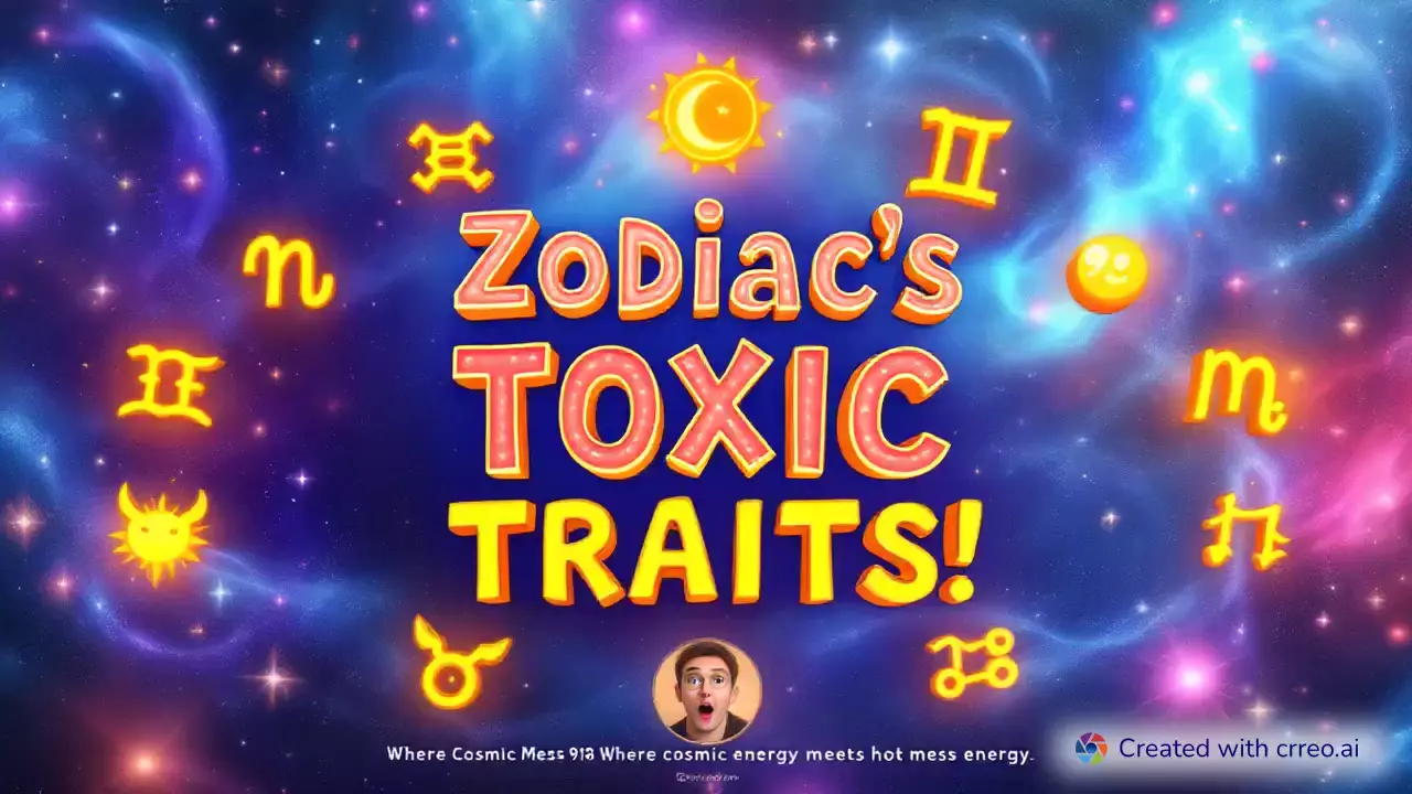 "Exposing Zodiac Signs' Toxic Traits: Are You a Cosmic Mess?"