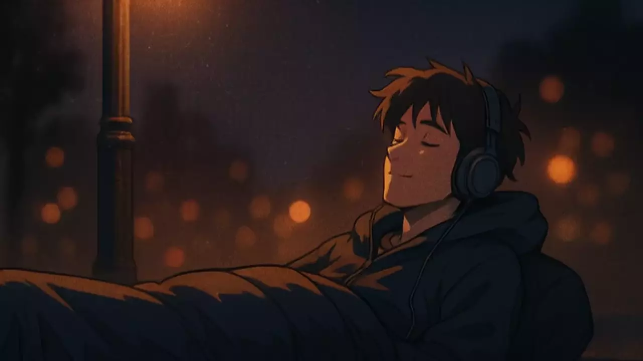 Starlit Soundscape: A Rooftop Reverie