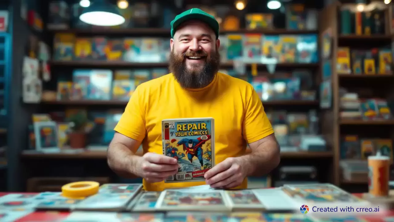 "Restore Your Golden Age Comics: Easy Archival Tape Repair Tutorial!"