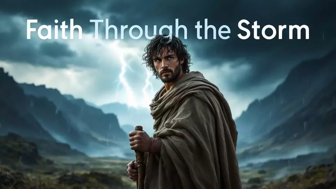"From Storm to Serenity: David's Journey of Faith and Renewal"