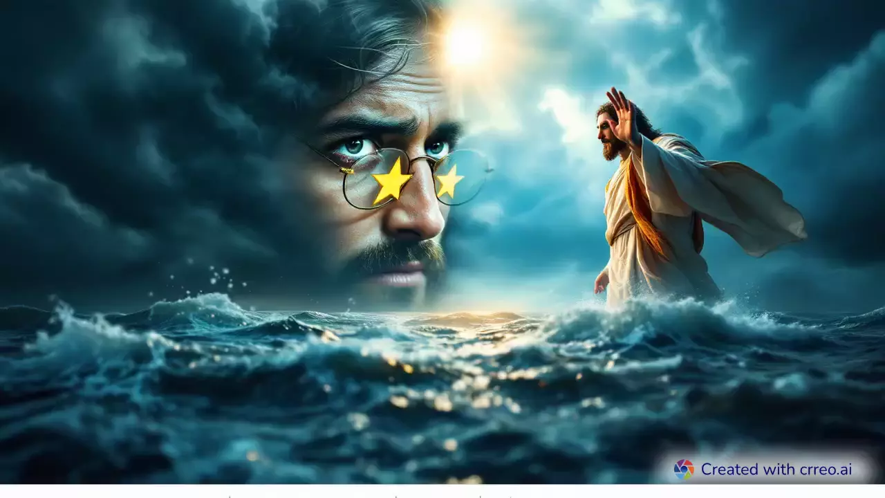 "Finding Peace in Chaos: Jesus Calms the Storm - A Lesson in Trust"